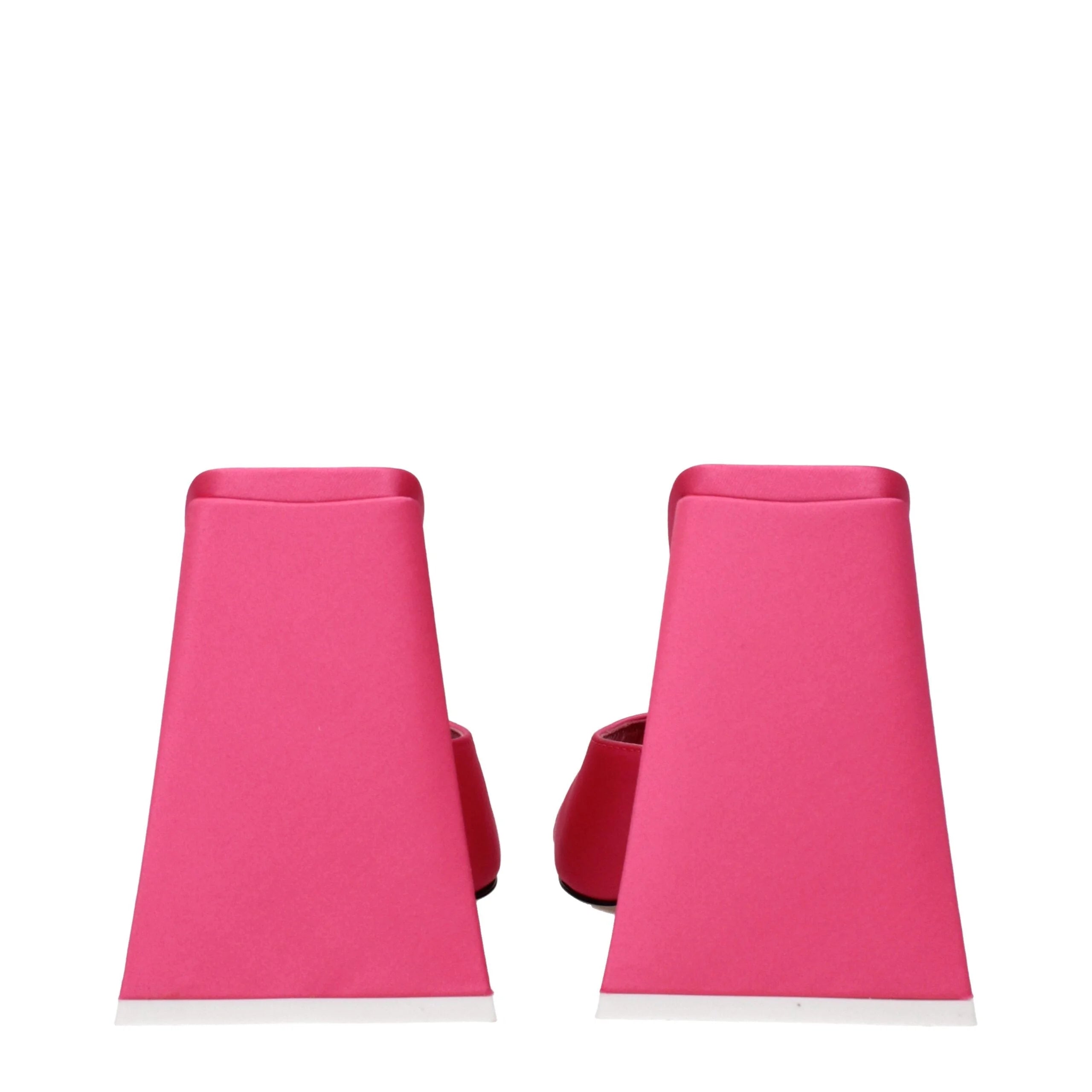 The Attico Pink Fabric Platforms