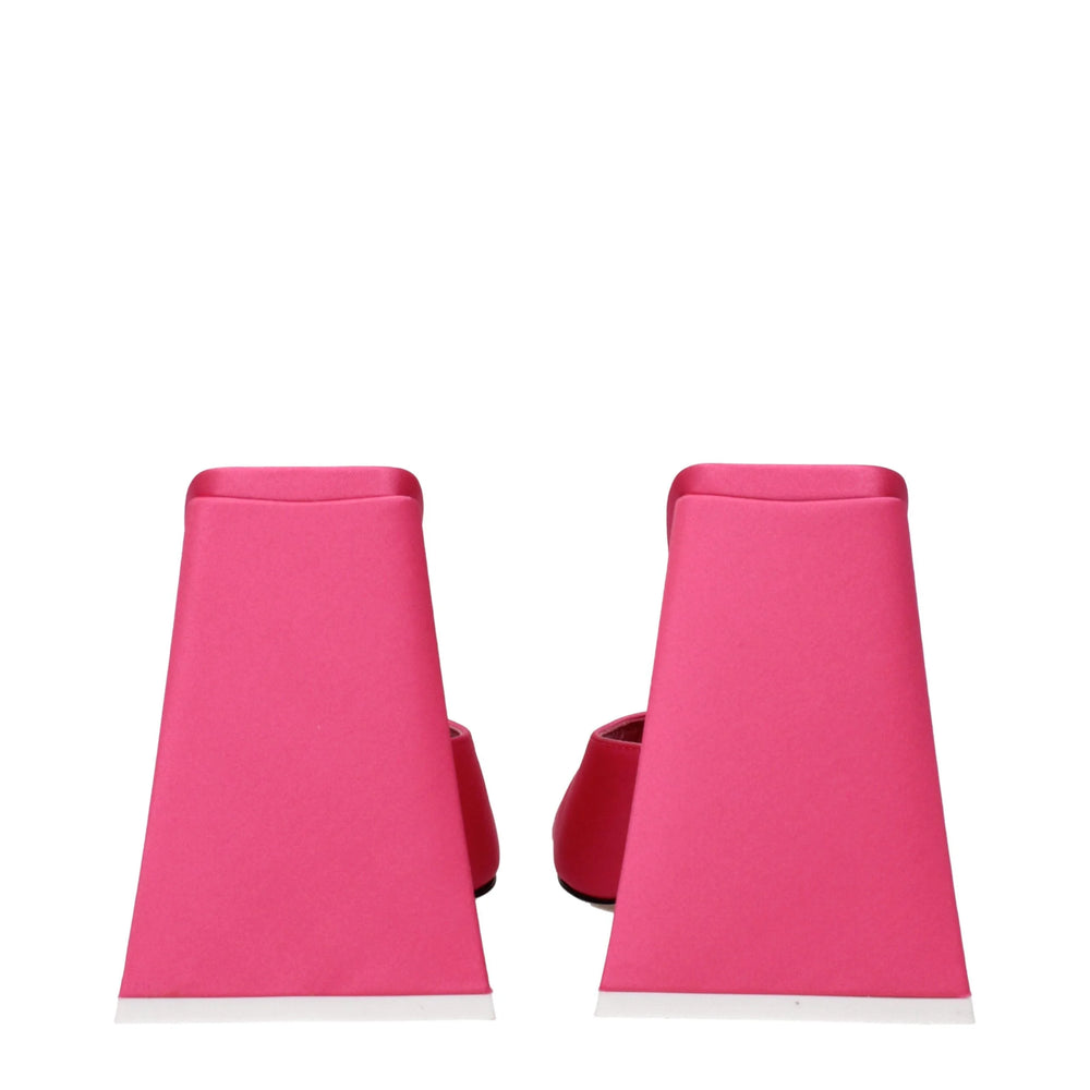 The Attico Pink Fabric Platforms