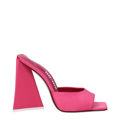 The Attico Pink Fabric Platforms - Sandals