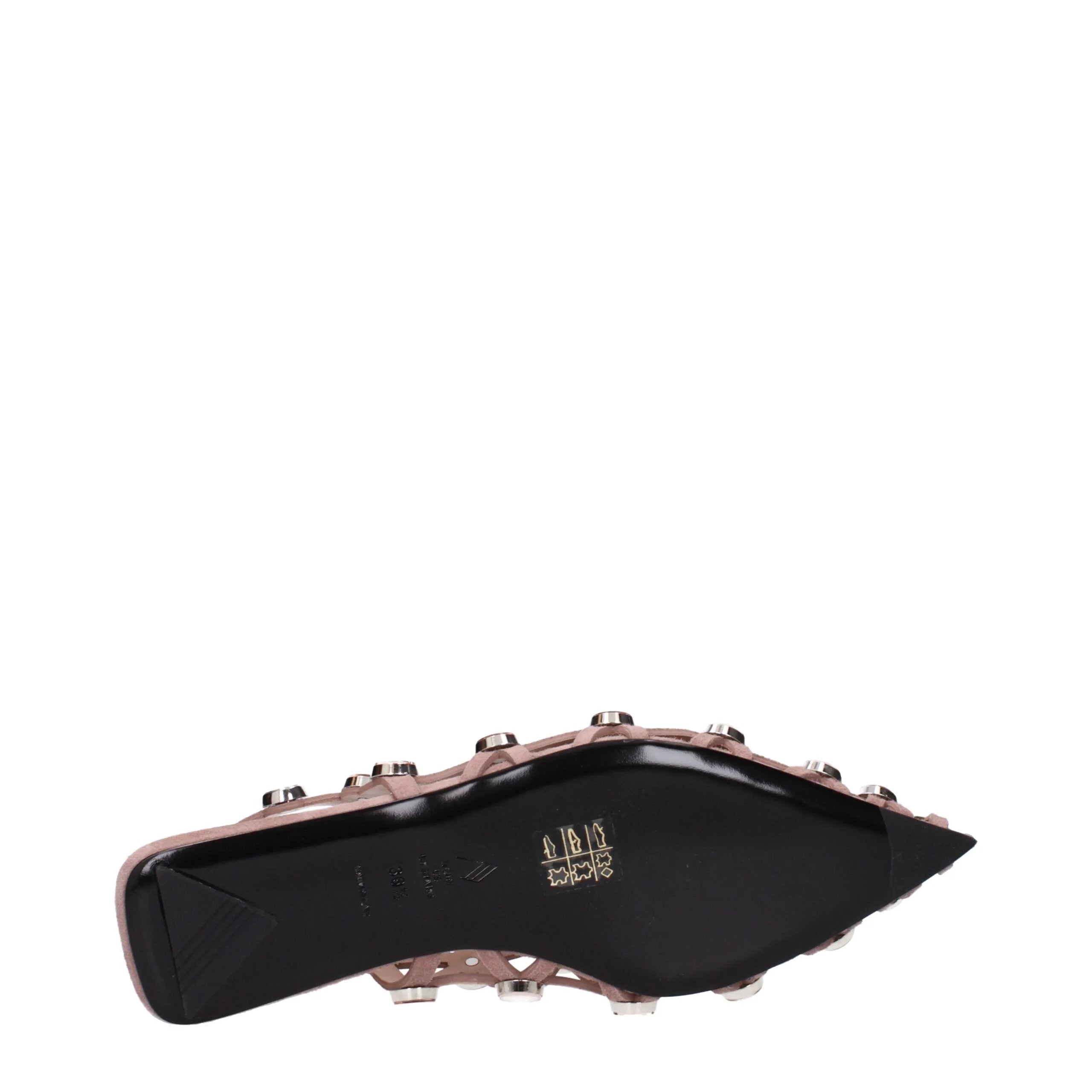 The Attico Pink Leather Ballet Flats - EU36.5/US6.5