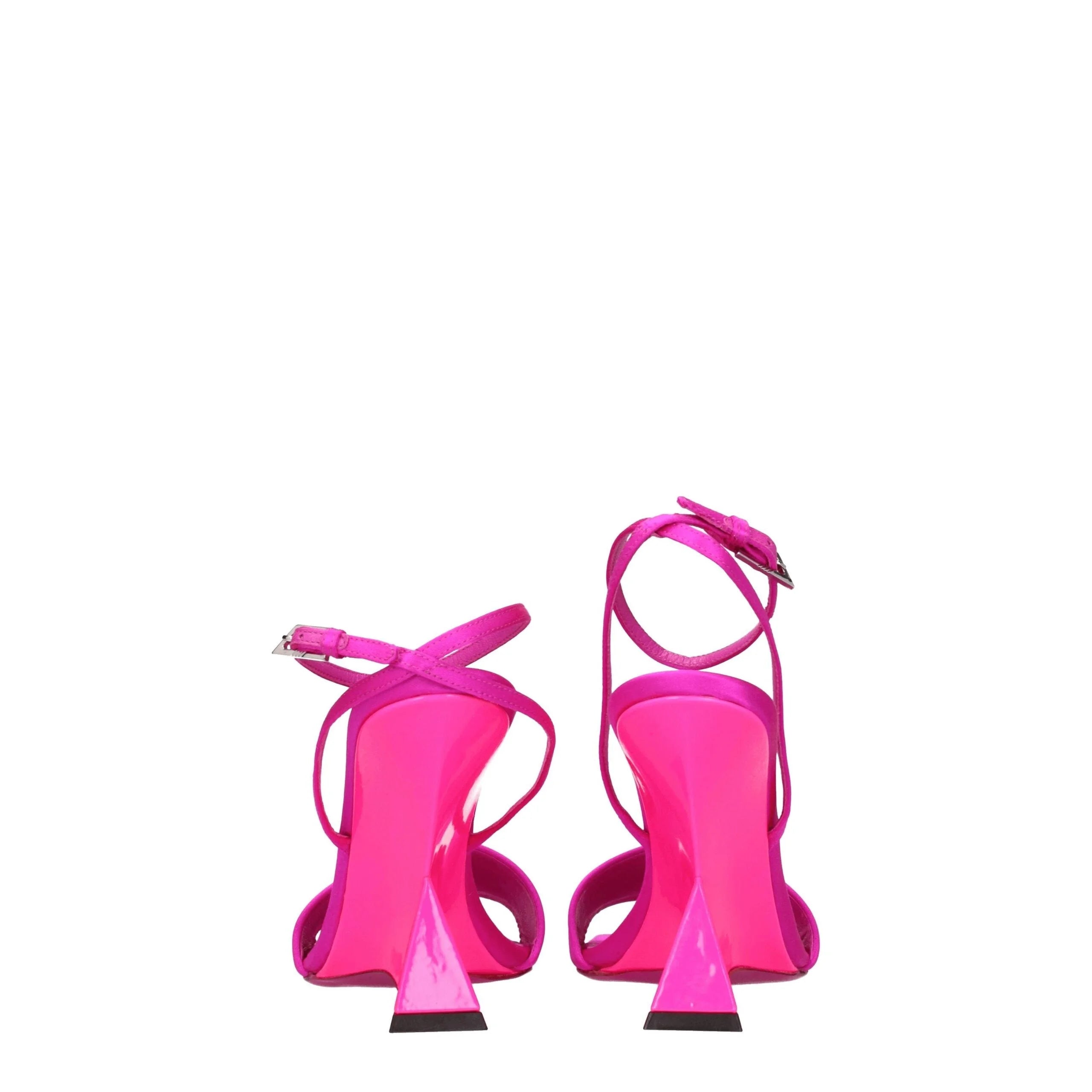 The Attico Pink Satin Platforms - EU36.5/US6.5