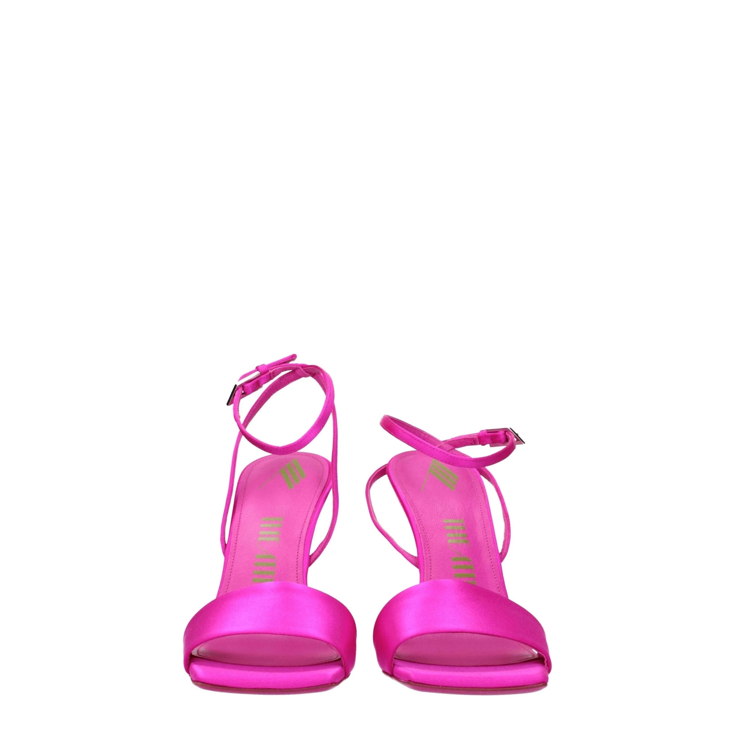 The Attico Pink Satin Platforms - EU36.5/US6.5