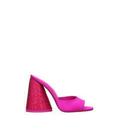 The Attico Pink Satin Platforms - EU38/US8