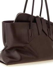 The Attico Purple Bovine Leather Shoulder Bag