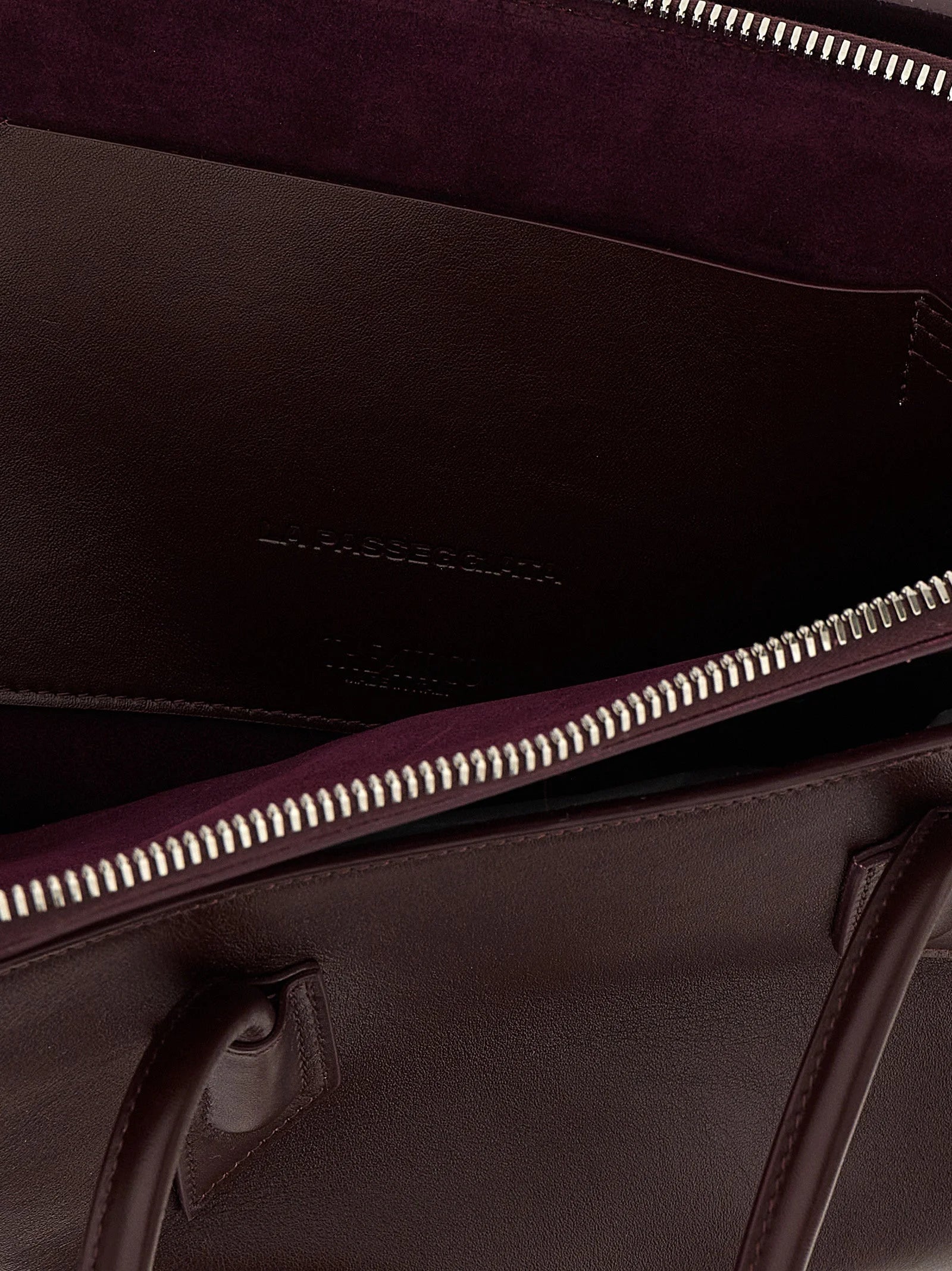 The Attico Purple Calfskin Shoulder Bag