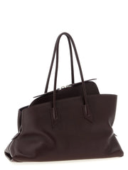 The Attico Purple Calfskin Shoulder Bag