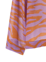 The Attico Purple Cotton Blouse - IT42