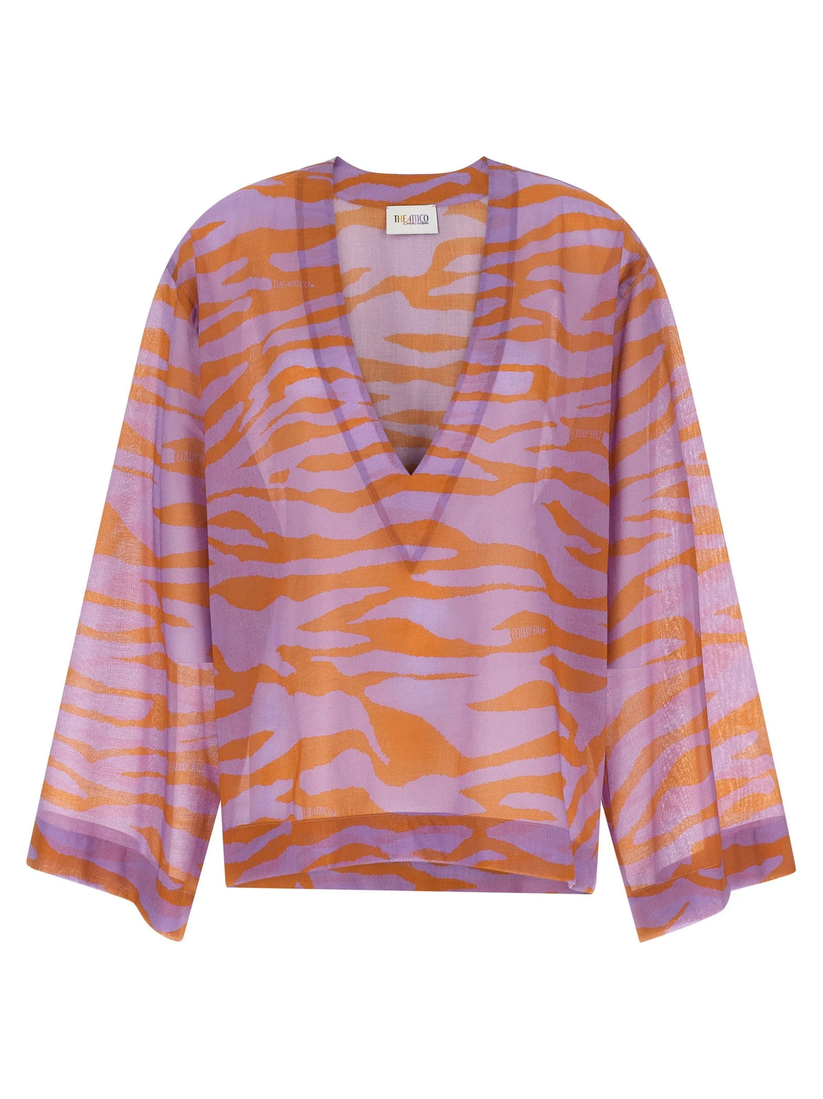 The Attico Purple Cotton Blouse - IT42