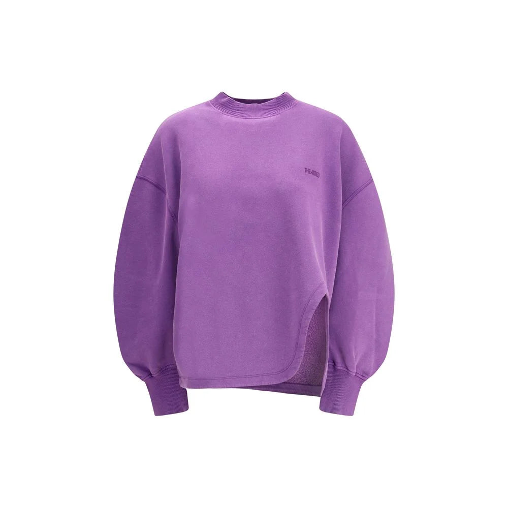 The Attico Purple Cotton Sweatshirt
