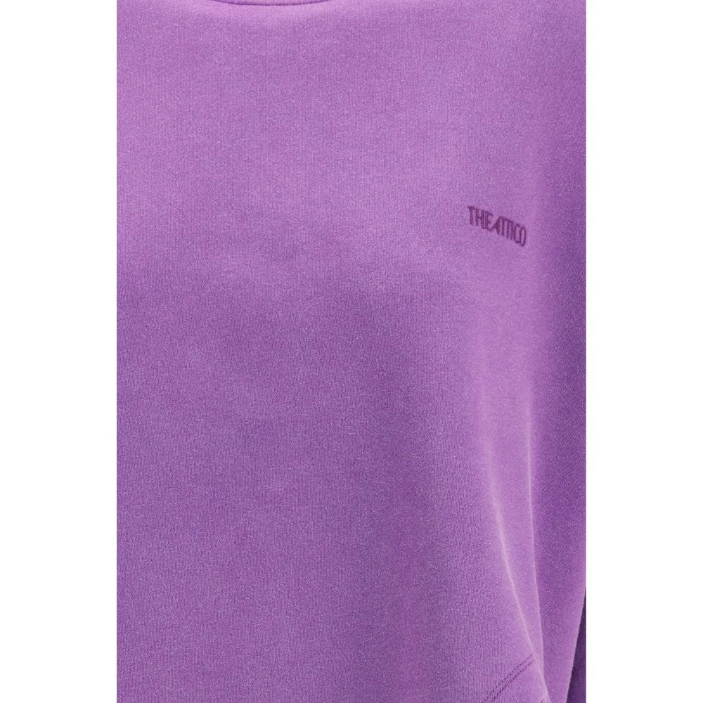The Attico Purple Cotton Sweatshirt