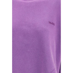 The Attico Purple Cotton Sweatshirt