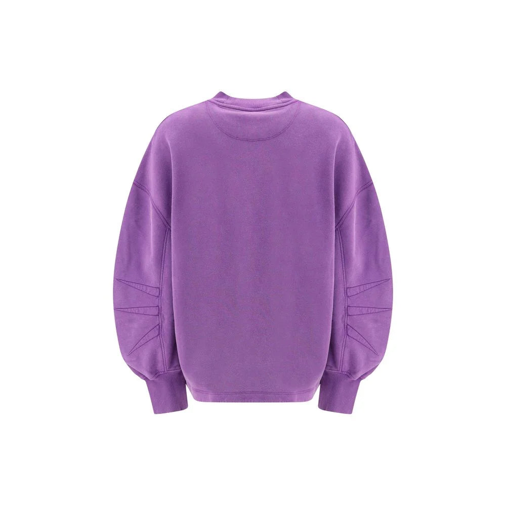 The Attico Purple Cotton Sweatshirt