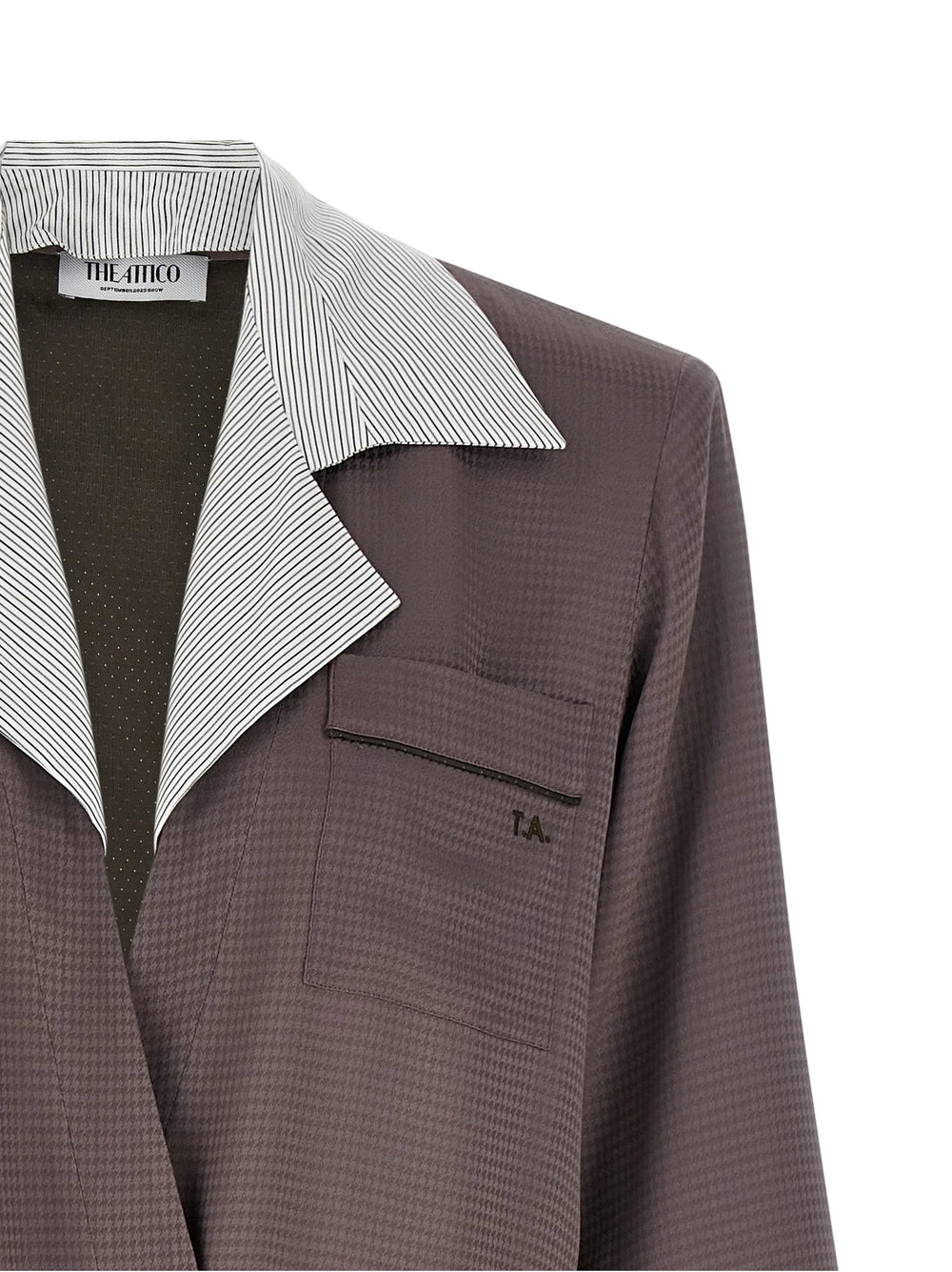 The Attico Purple Viscose Blazer - IT36 | S