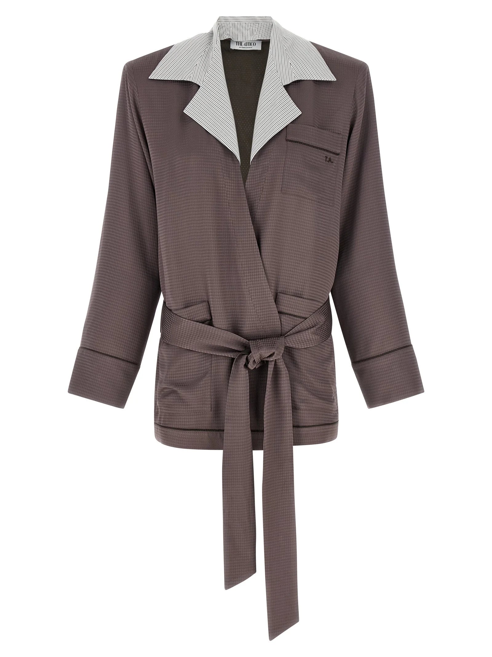 The Attico Purple Viscose Blazer - IT36 | S