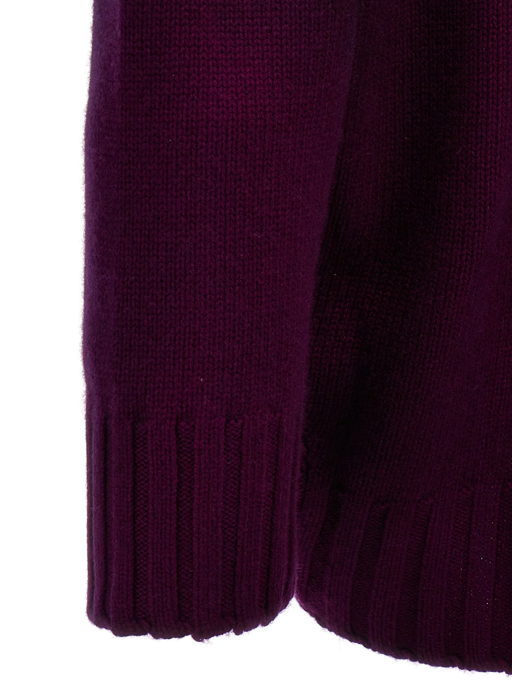 The Attico Purple Wool Short Dress - IT40