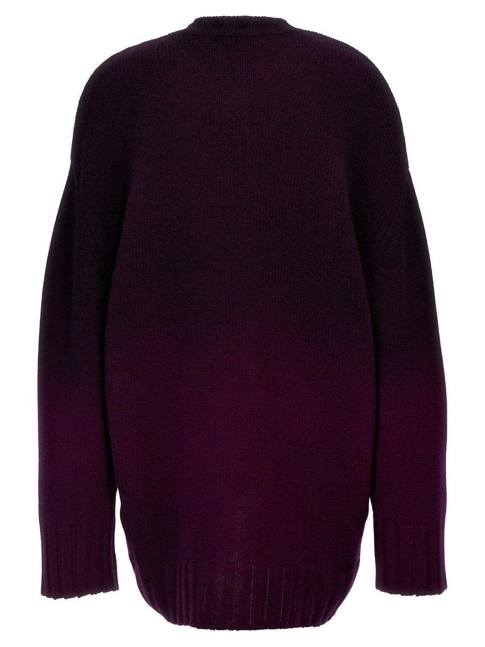 The Attico Purple Wool Short Dress - IT40