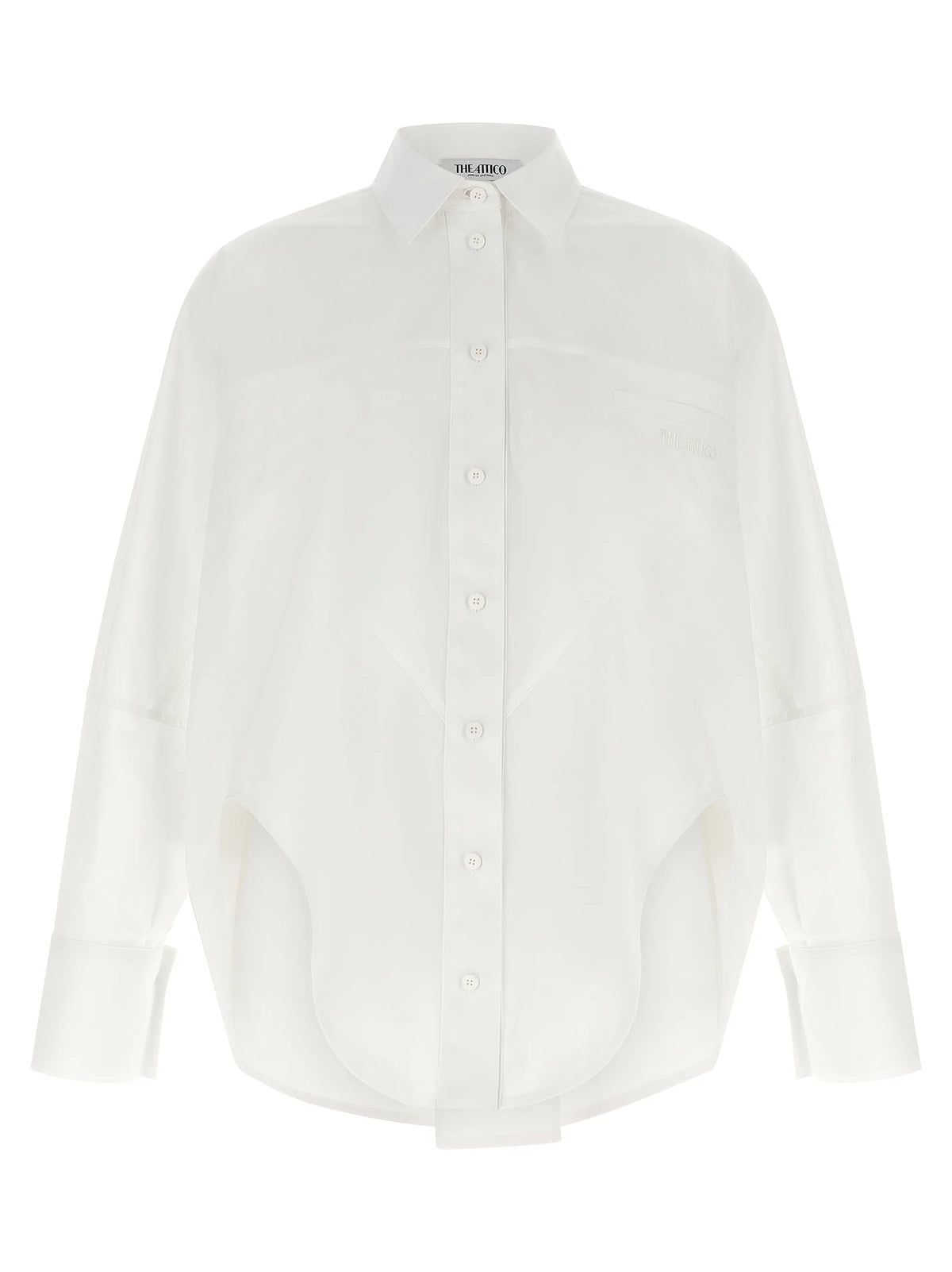 The Attico White Cotton Blouse