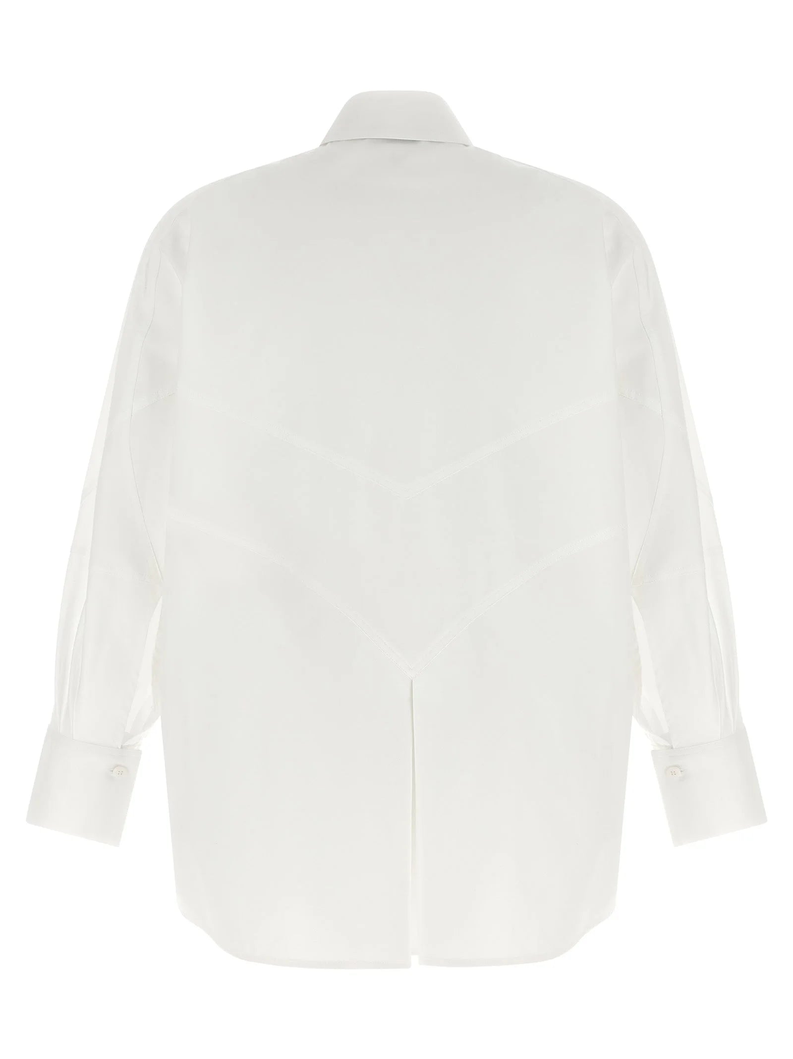 The Attico White Cotton Blouse