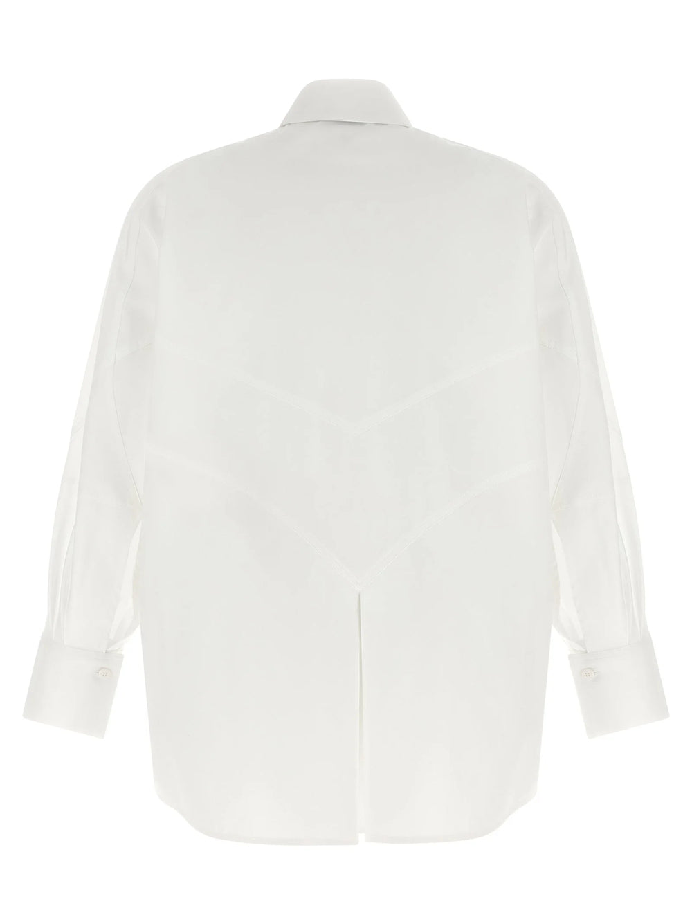 The Attico White Cotton Blouse