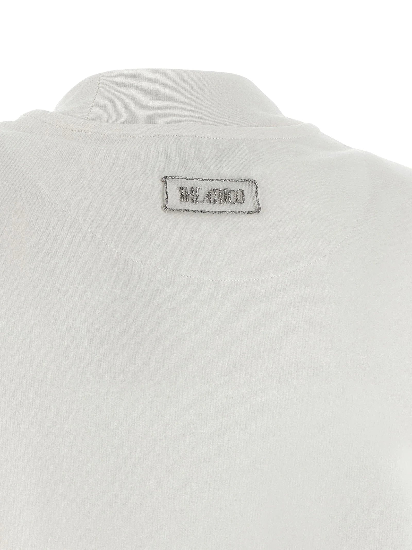 The Attico White Cotton Short Dress - IT42