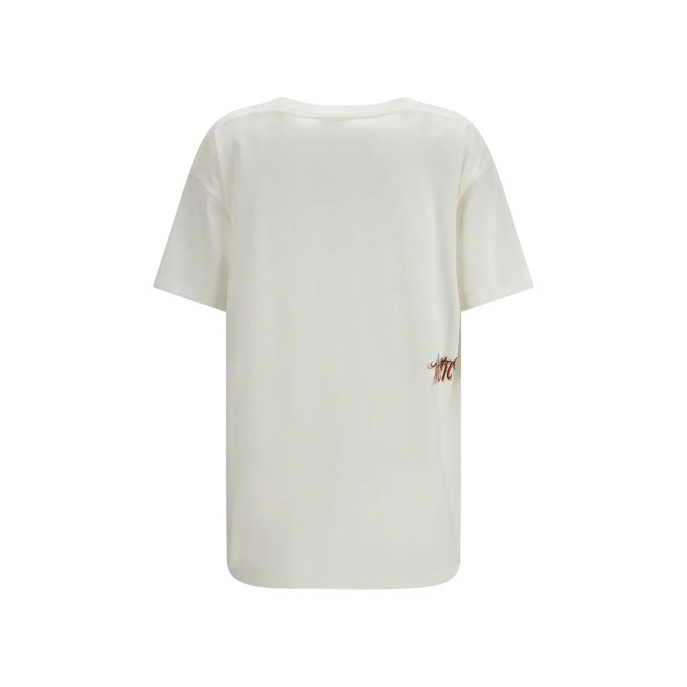 The Attico White Cotton T-Shirt