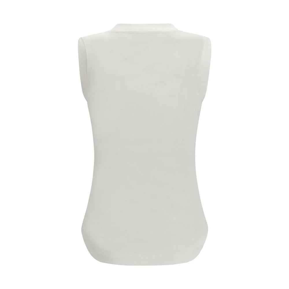 The Attico White Cotton Top