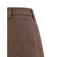 The Latest Brown Cotton Casual Pants - IT38 | S