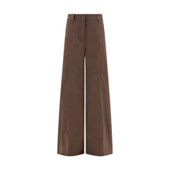 The Latest Brown Cotton Casual Pants - IT38 | S