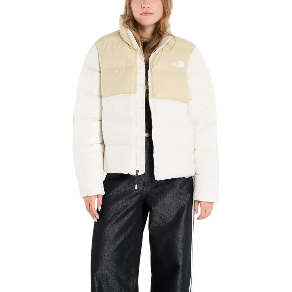 The North Face Cream Polyester Coat - Puffer Jackets
