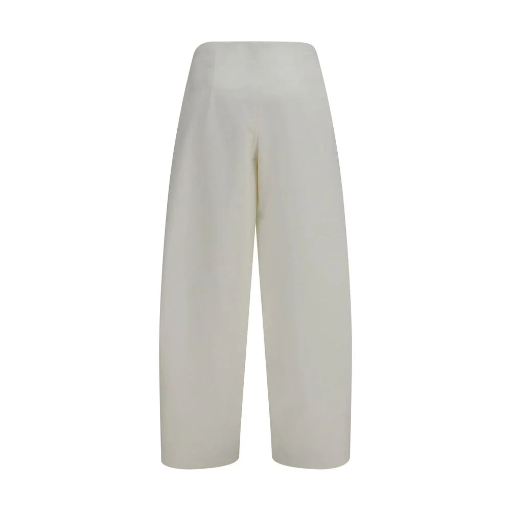 The Row Beige Cotton Casual Pants - 6