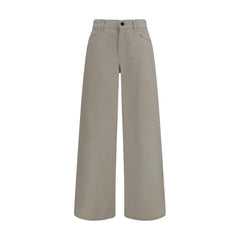 The Row Beige Cotton Relaxed Fit Jeans - 27