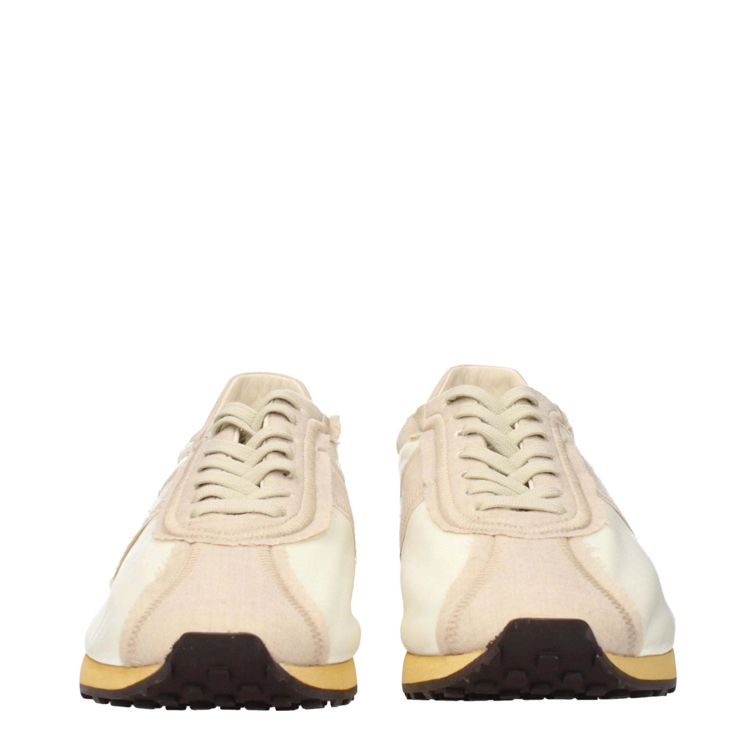 The Row Beige Fabric Athletic Sneakers - EU40/US7