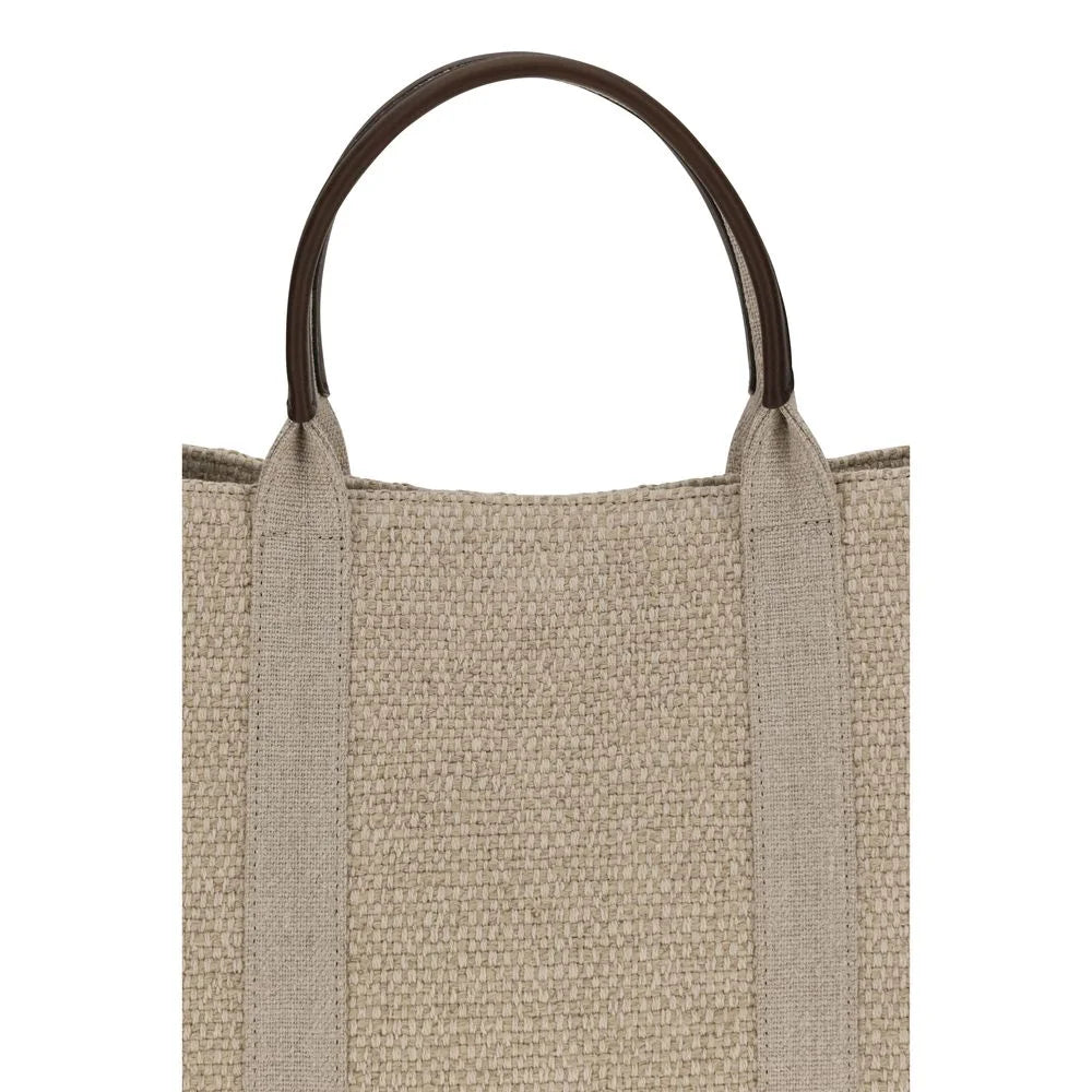 The Row Beige Fabric Handbag