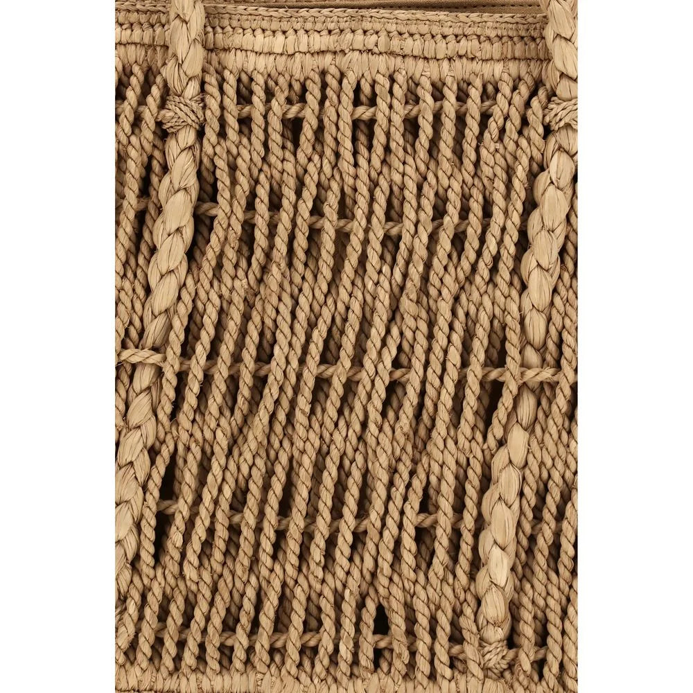 The Row Beige Raffia Shoulder Bag