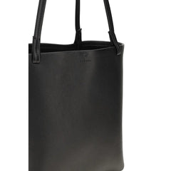 The Row Black Calf Leather Bos Taurus Shoulder Bag