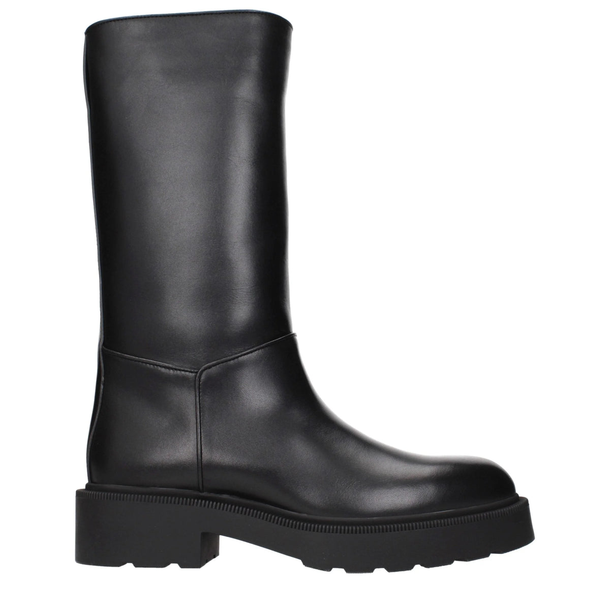 The Row Black Leather Boots - EU36/US6