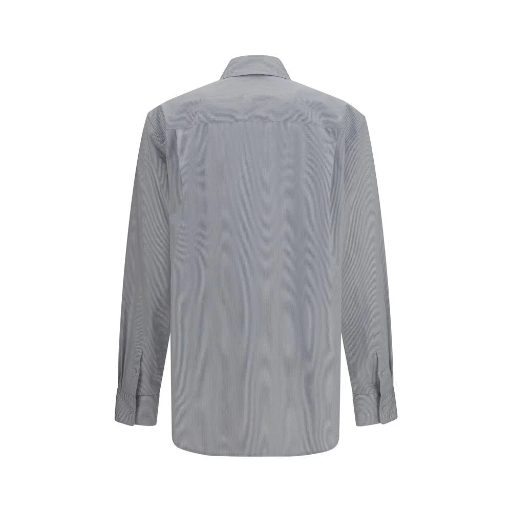 The Row Blue Cotton Dress Shirt - 4