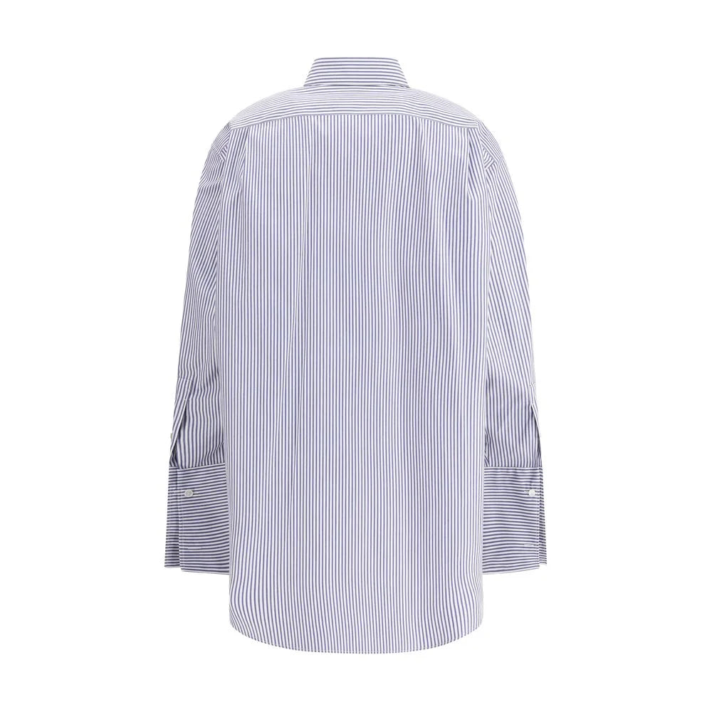 The Row Blue Cotton Dress Shirt - 4