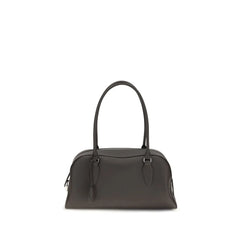 The Row Brown Calf Leather Bos Taurus Shoulder Bag