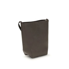 The Row Brown Calf Leather Bos Taurus Shoulder Bag