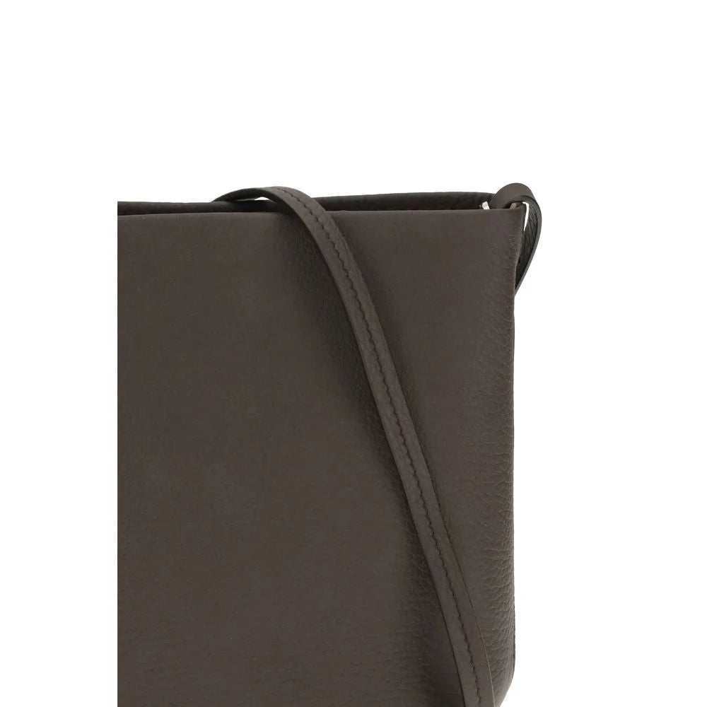 The Row Brown Calf Leather Bos Taurus Shoulder Bag