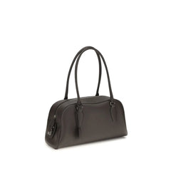 The Row Brown Calf Leather Bos Taurus Shoulder Bag
