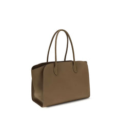 The Row Brown Calf Leather Bos Taurus Shoulder Bag