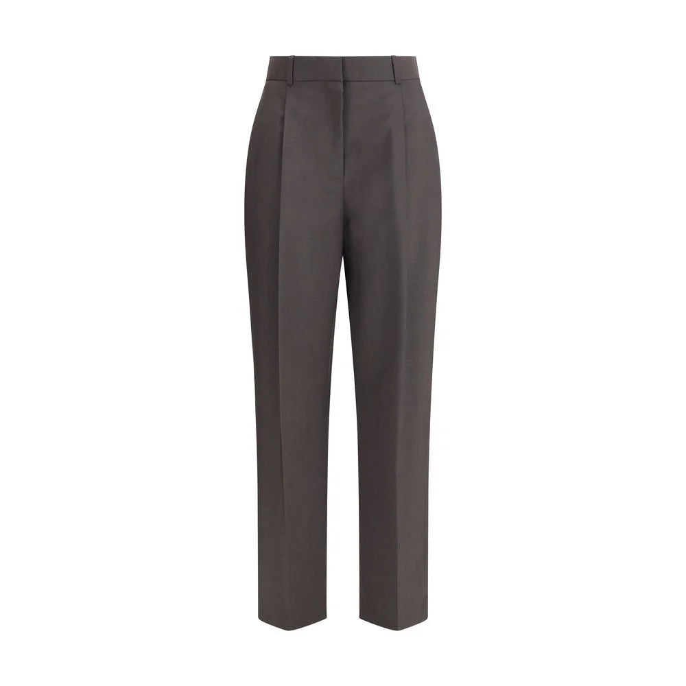 The Row Brown Wool Dress Pants - 6