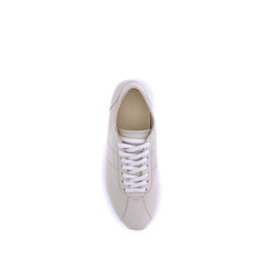 The Row Cream Calf Leather Bos Taurus Low Top Sneakers - Sneakers