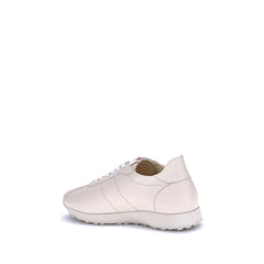 The Row Cream Calf Leather Bos Taurus Low Top Sneakers - Sneakers