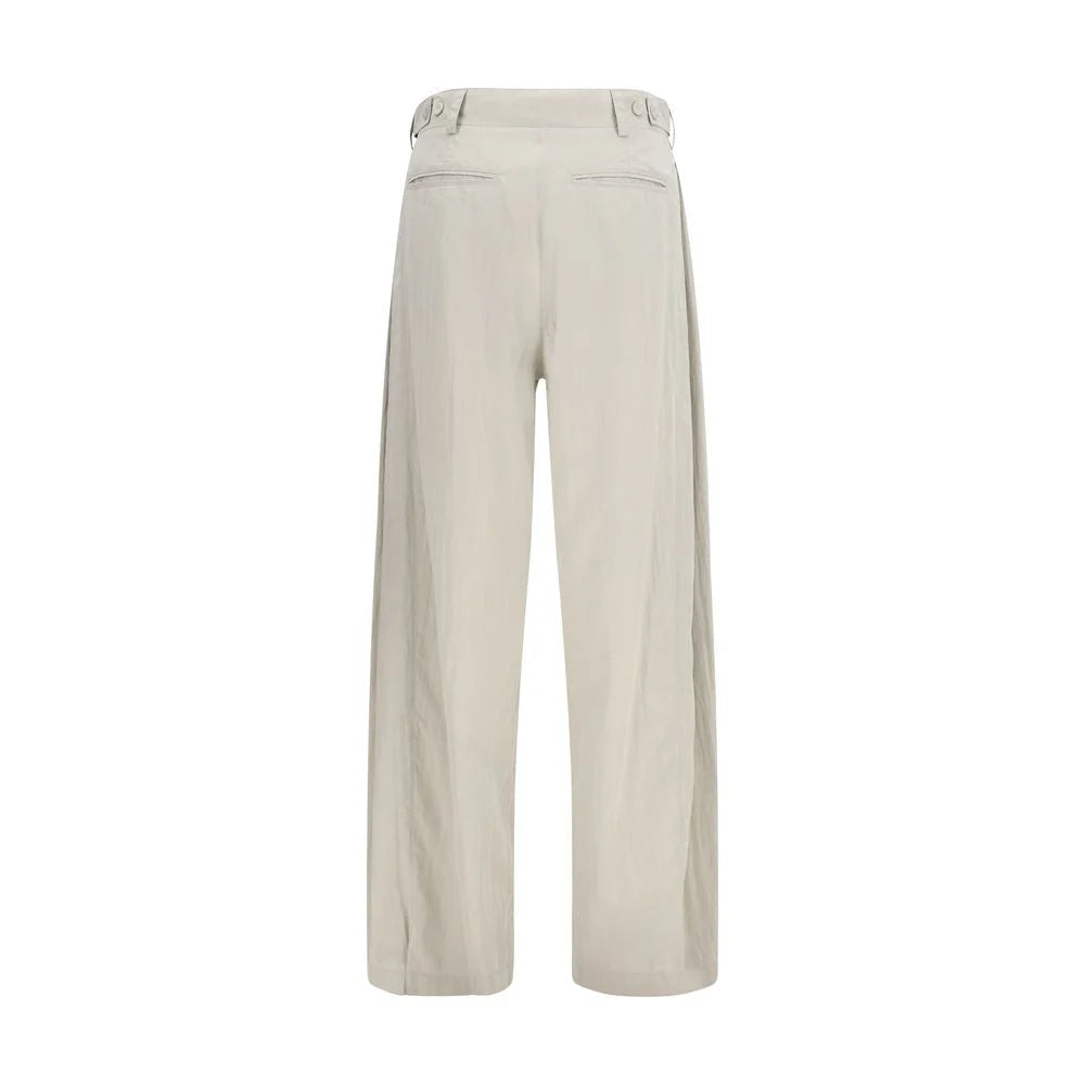 The Row Gray Silk Casual Pants - 6