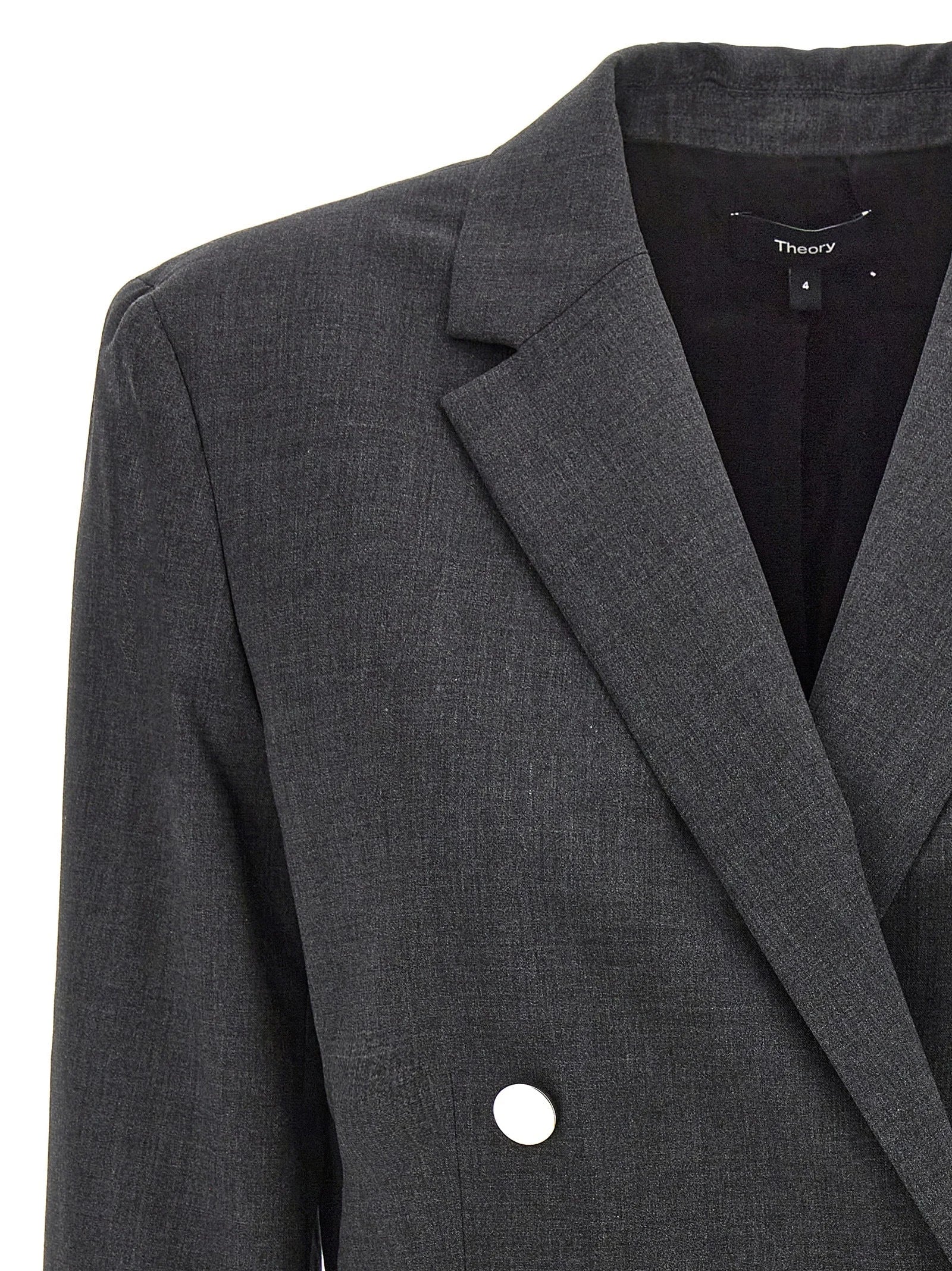 Theory Gray Wool Blazer