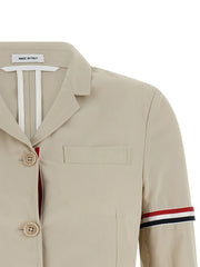 Thom Browne Beige Cotton Blazer - IT40