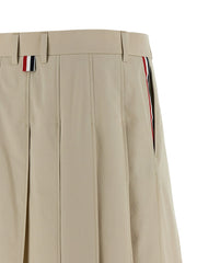 Thom Browne Beige Cotton Long Skirt - IT42